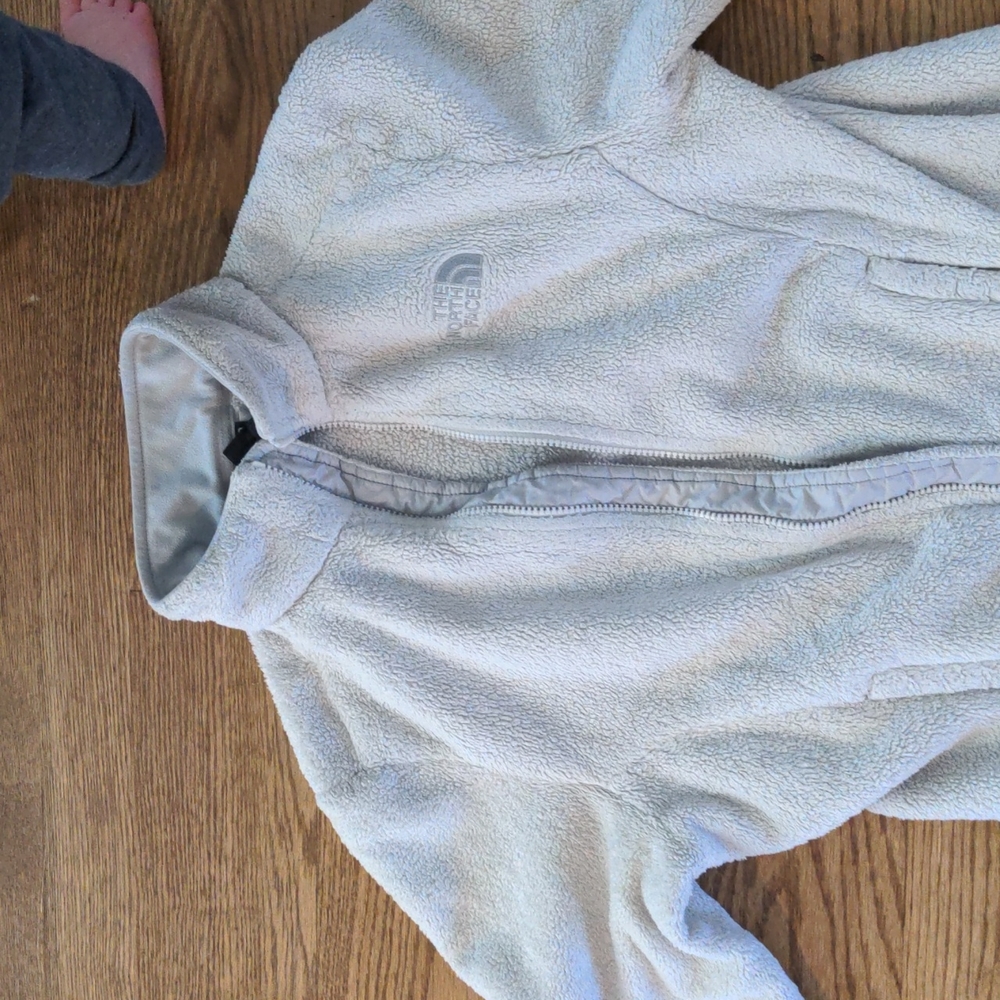 White Northface Fleece, Small